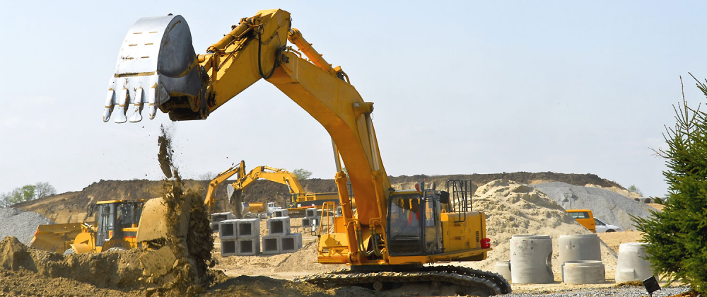 Dose und Sohn Bauunternehmen Malente Bau Baustelle Bagger